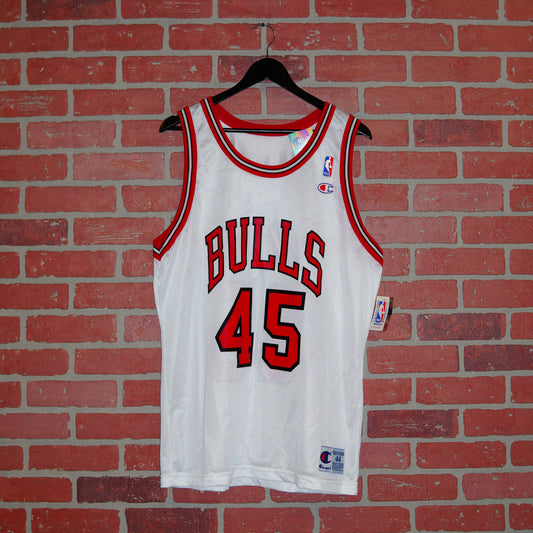 Vintage VTG Mitchell & Ness Michael Jordan 45 Chicago White 