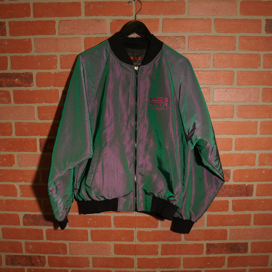 VTG Sams Town Green Satin Casino Jacket