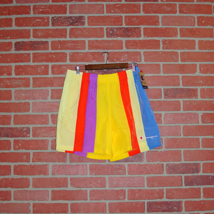 DS Champion Lime/Yellow/Red Nylon Shorts