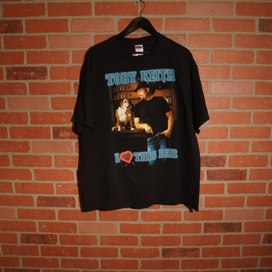 VTG Toby Keith I Heart This Bar Tee