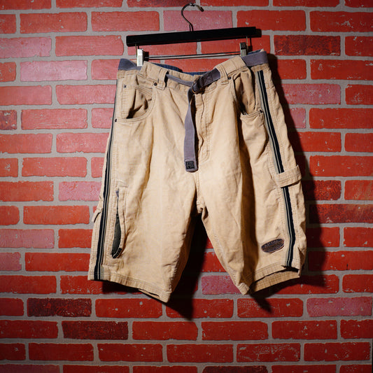 VTG Y2K A.P. Co Corduroy Cream Shorts