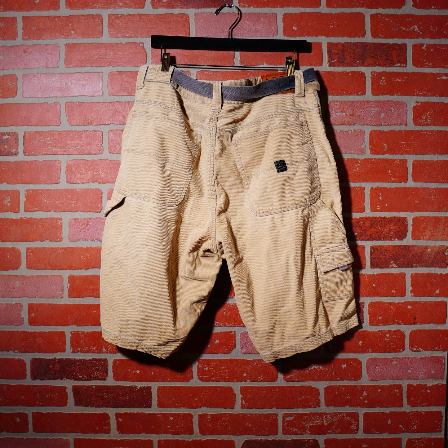 VTG Y2K A.P. Co Corduroy Cream Shorts