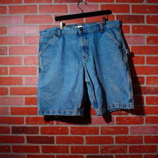 VTG Y2K Route 66 Cargo Denim Jean Shorts