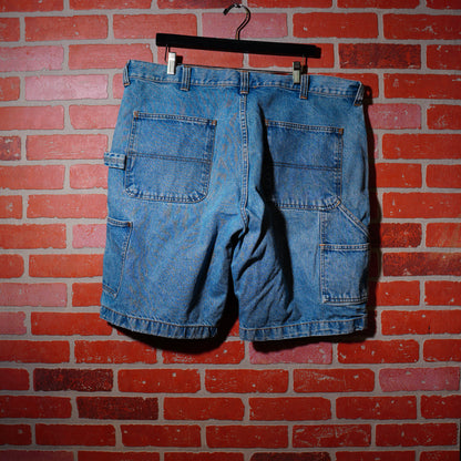 VTG Y2K Route 66 Cargo Denim Jean Shorts