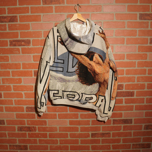 Trevs1of1 1990's Led Zeppelin Custom Tapestry Hoodie