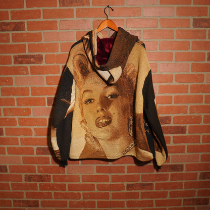 Trevs1of1 1990's Marilyn Monroe Custom Tapestry Hoodie