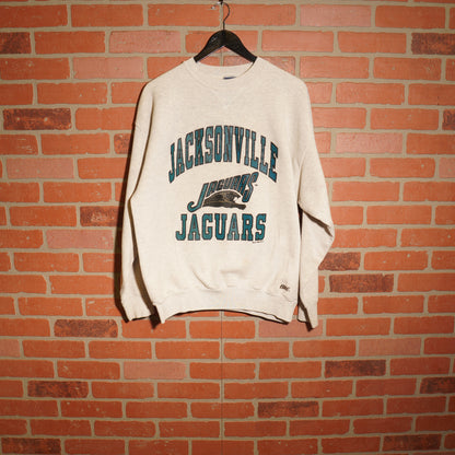 VTG 1996 NFL Jacksonville Jaguars Grey Crewneck