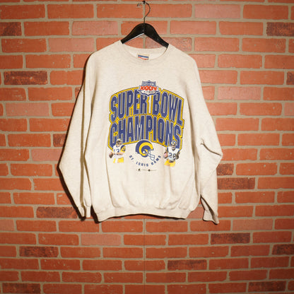 VTG 2000 NFL Super Bowl Champions St. Louis Rams Crewneck