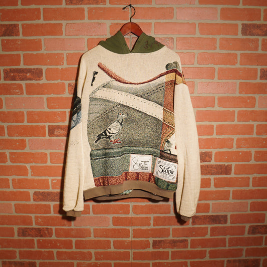 Trevs1of1 2021 Staple What the Dunk 3/4 Custom Tapestry Hoodie