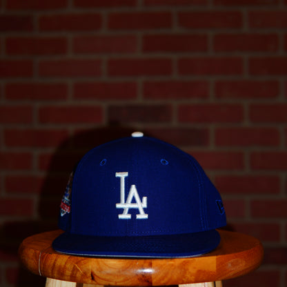 MLB Los Angeles Dodgers 60th Anniversary Patch Fitted Hat
