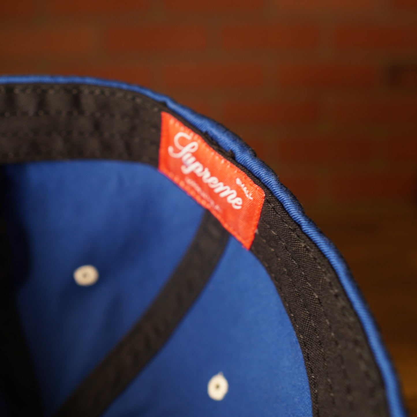 Supreme X Thrasher Logos Blue Hat
