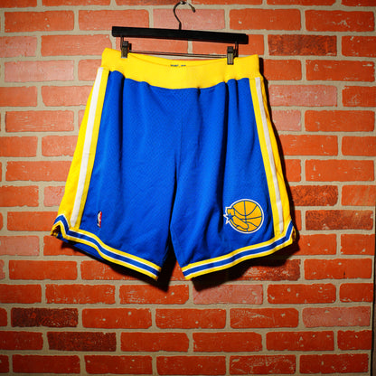 Mitchell & Ness NBA Golden State Warriors Blue Shorts