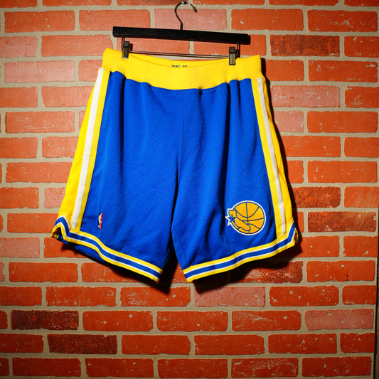 Mitchell & Ness NBA Golden State Warriors Blue Shorts