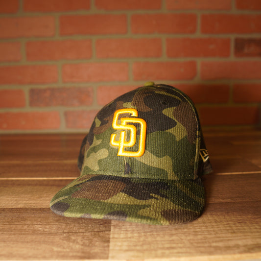 VTG MLB San Diego Padres Camo Fitted Hat