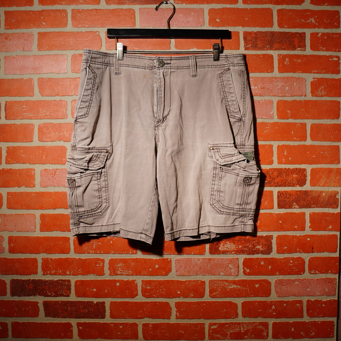 VTG Unionbay Grey Cargo Shorts