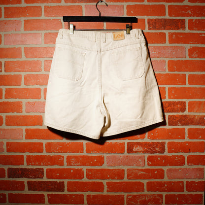 VTG Women's Lee White Cargo Shorts