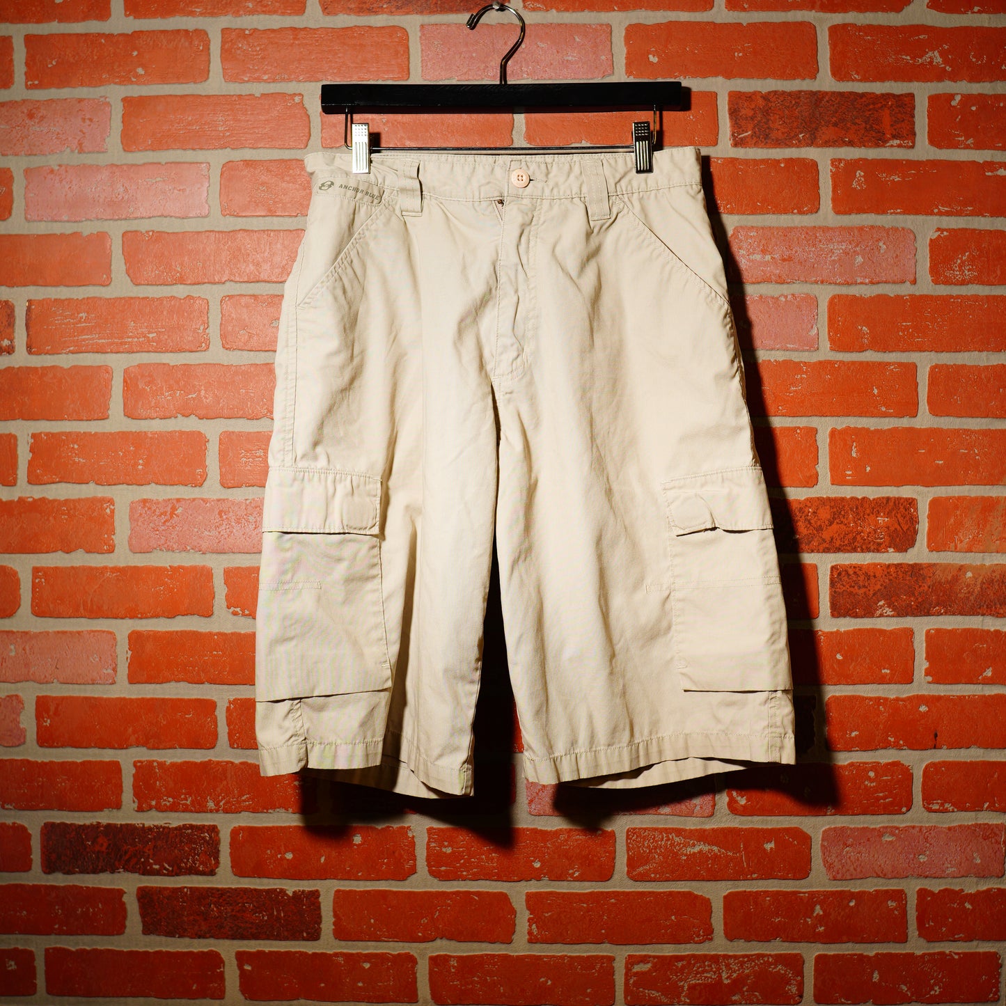 VTG Anchor Blue Cargo Shorts