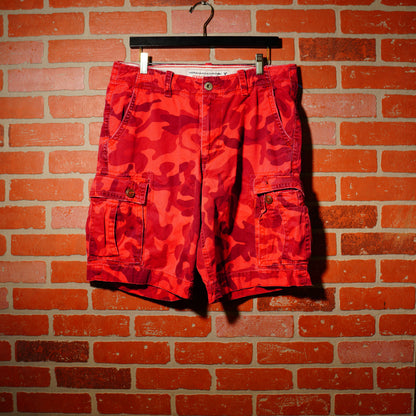 VTG American Eagle Red Camo Shorts