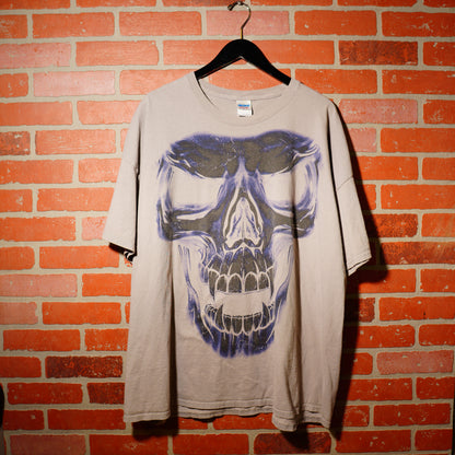 VTG Y2K Purple Skull Tee