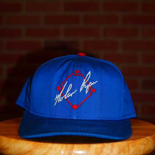 VTG MLB Texas Rangers Nolan Ryan Snapback Hat