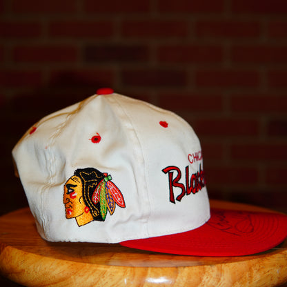 VTG Sports Specialties NHL Chicago Blackhawks Signed Snapback Hat