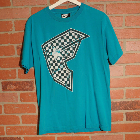 VTG Y2K Famous Stars Teal Logo Tee