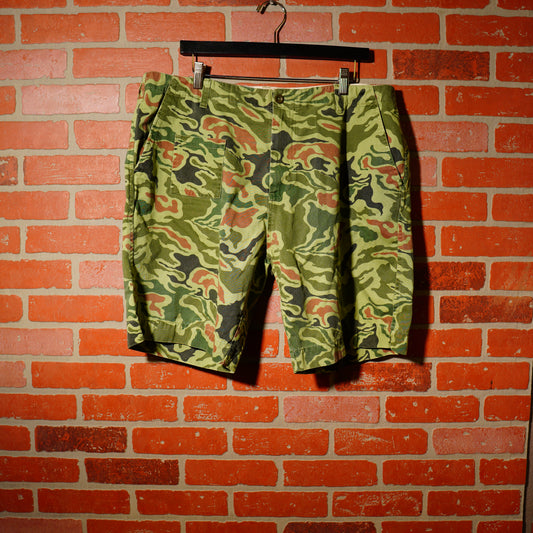 Supreme Green Camo Shorts