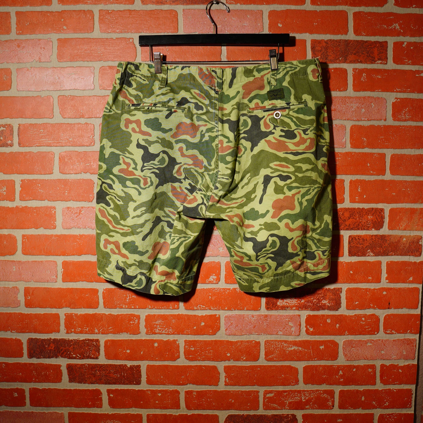 Supreme Green Camo Shorts