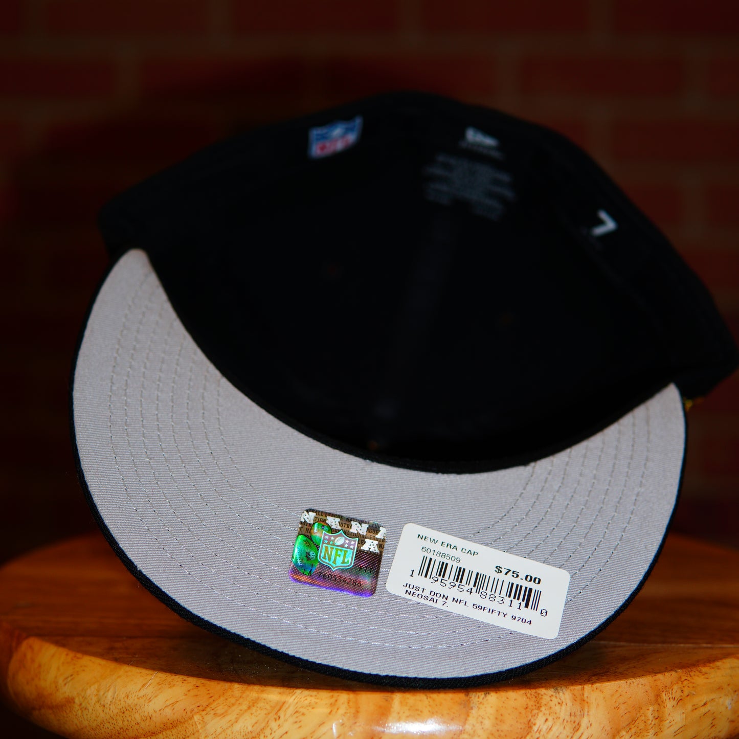 DS New Era X Just Don NFL New Orleans Saints Fitted Hat