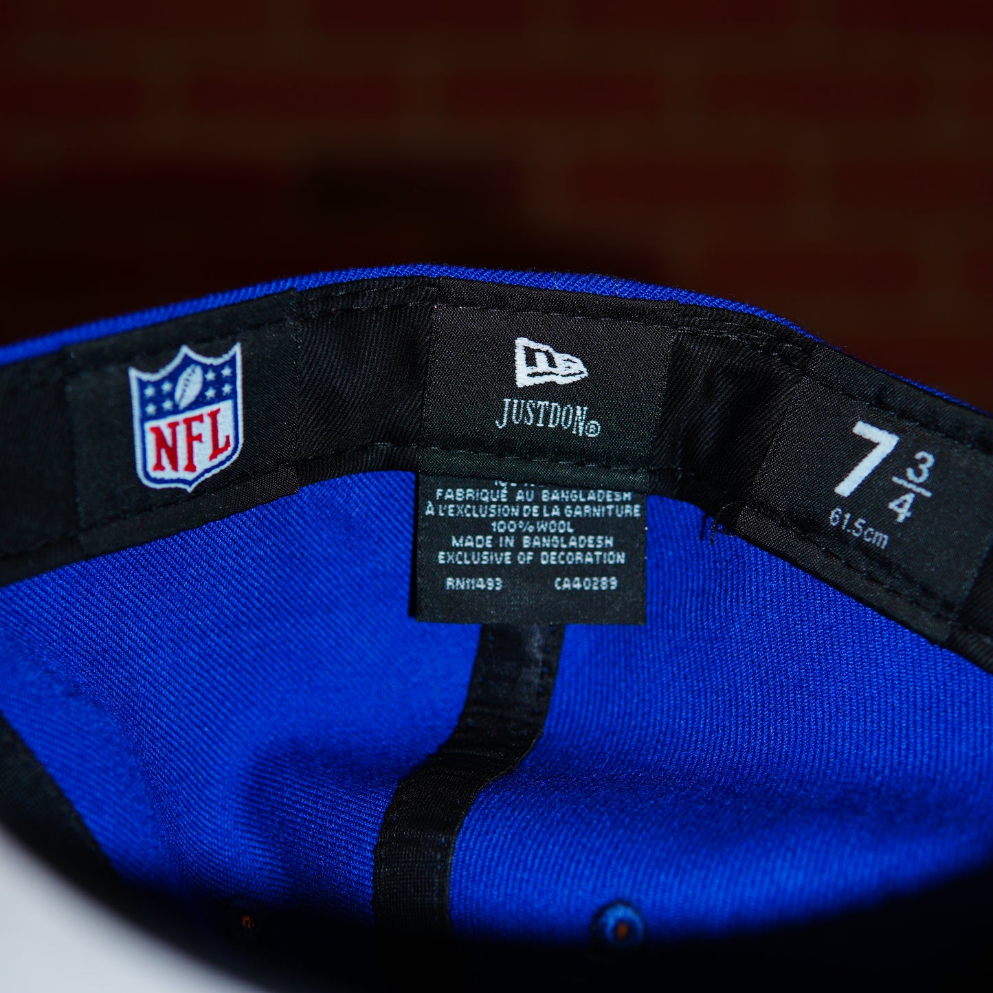 DS New Era X Just Don NFL New York Giants Fitted Hat
