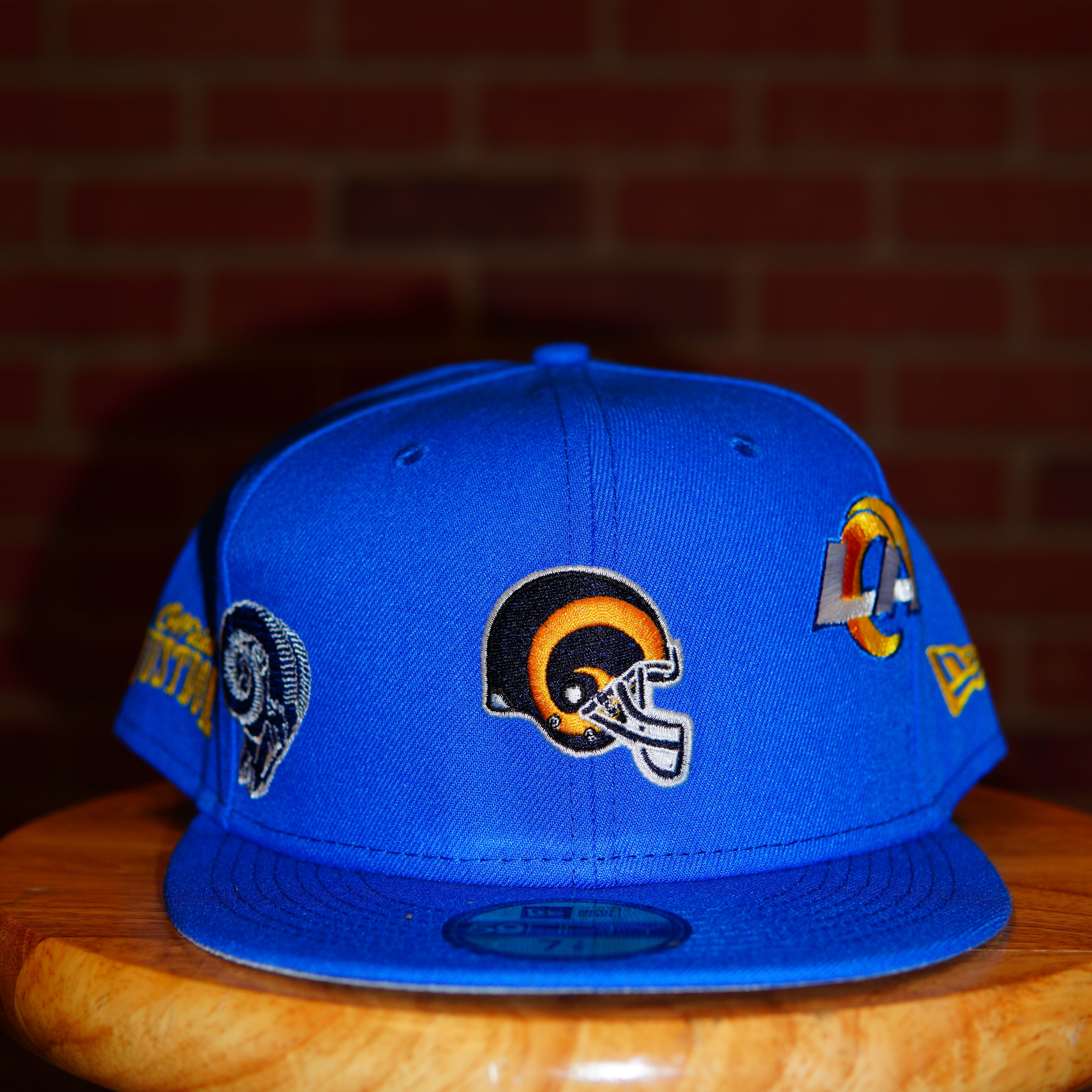 NEW ERA CAPS Los Angeles Rams 75th Anniversary Patch 59FIFTY Fitted Hat  70690925 - Karmaloop