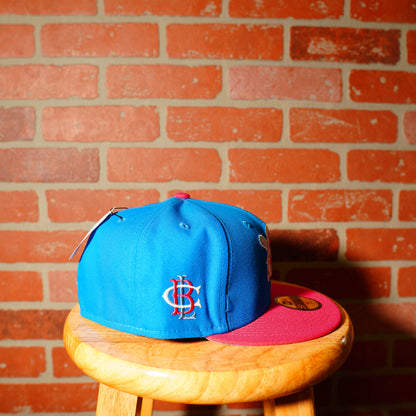 New Era MLB Pittsburgh Pirates Pink/Blue Fitted Hat