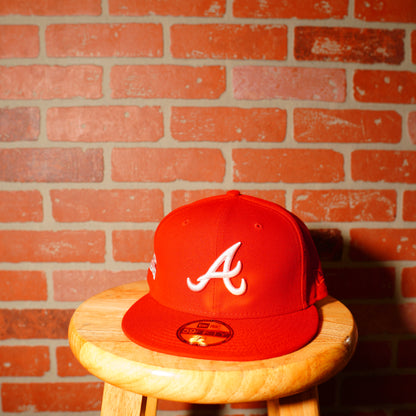 New Era MLB Atlanta Braves Red Fitted Hat