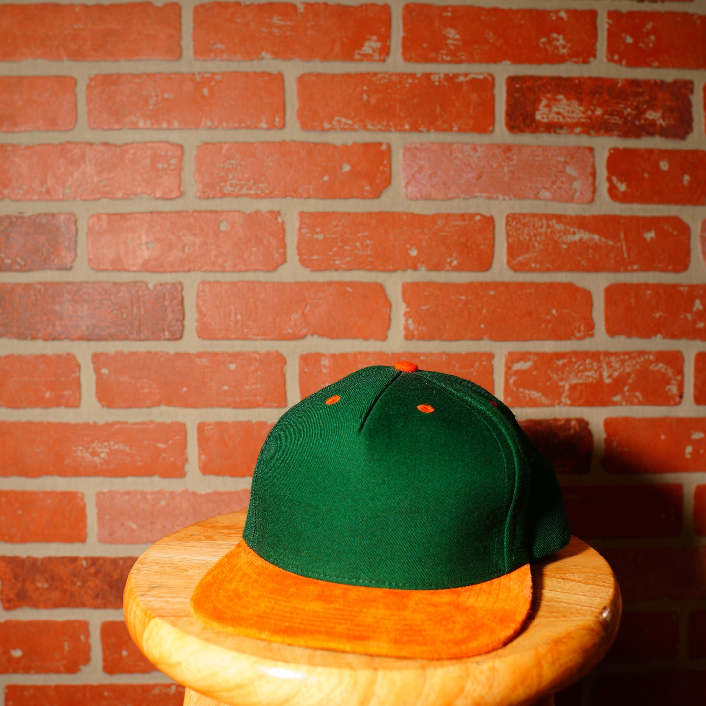 Supreme Green Snapback Logo Hat