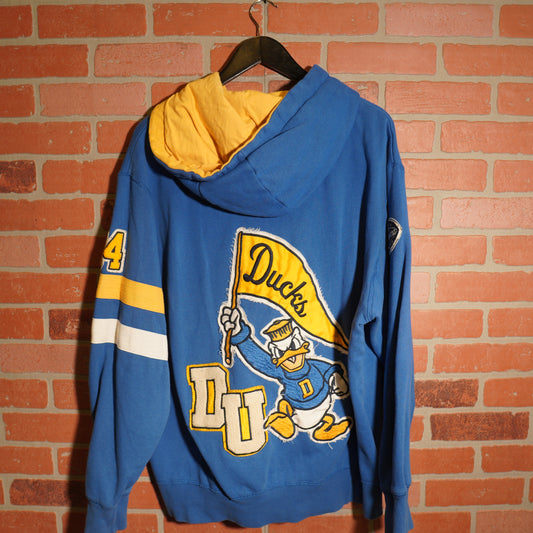 VTG Disneyland Ducks University Zip-Up Hoodie