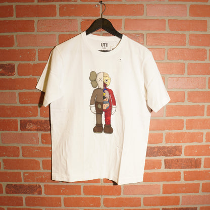 DS Uniqlo X Kaws White Split Companion Tee