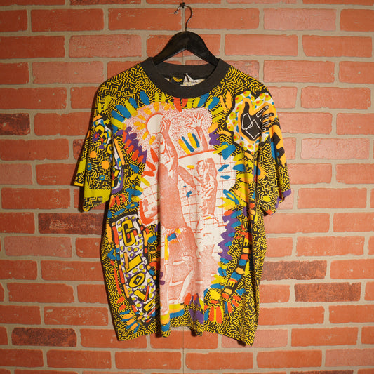 VTG Y2K Body Glove AOP Volleyball Tee