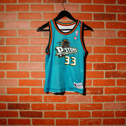 VTG Youth Champion NBA Detroit Pistons Reversible Hill Jersey