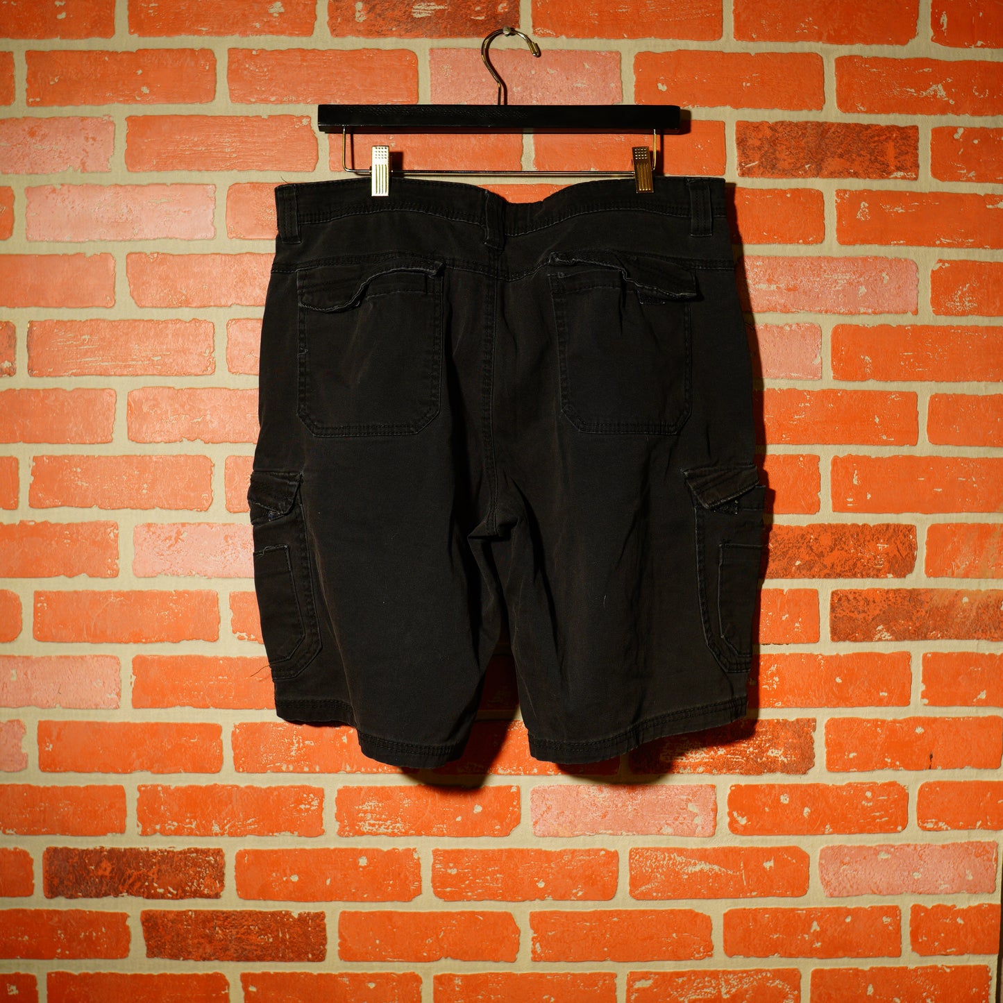 VTG Union Bay Black Cargo Shorts