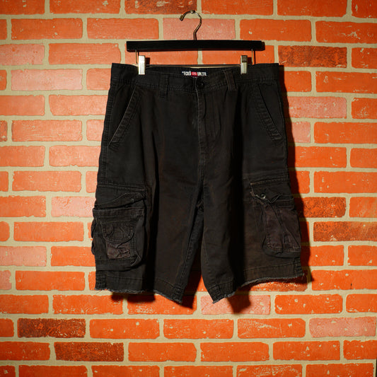 VTG Y2K Ecko Unlimited Black Cargo Shorts