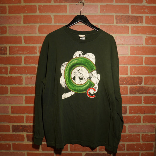 VTG MLB Chicago Cubs St. Patrick's Day L/S Tee