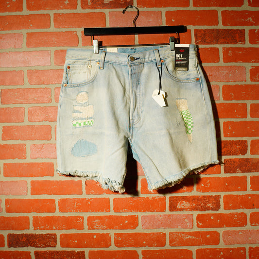 DS Levis 501 '93 Cut Off Denim Jean Shorts