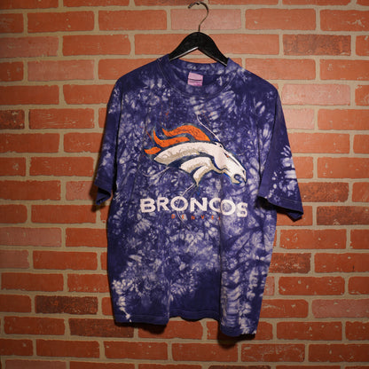 VTG NFL Denver Broncos Tye-Dye Tee