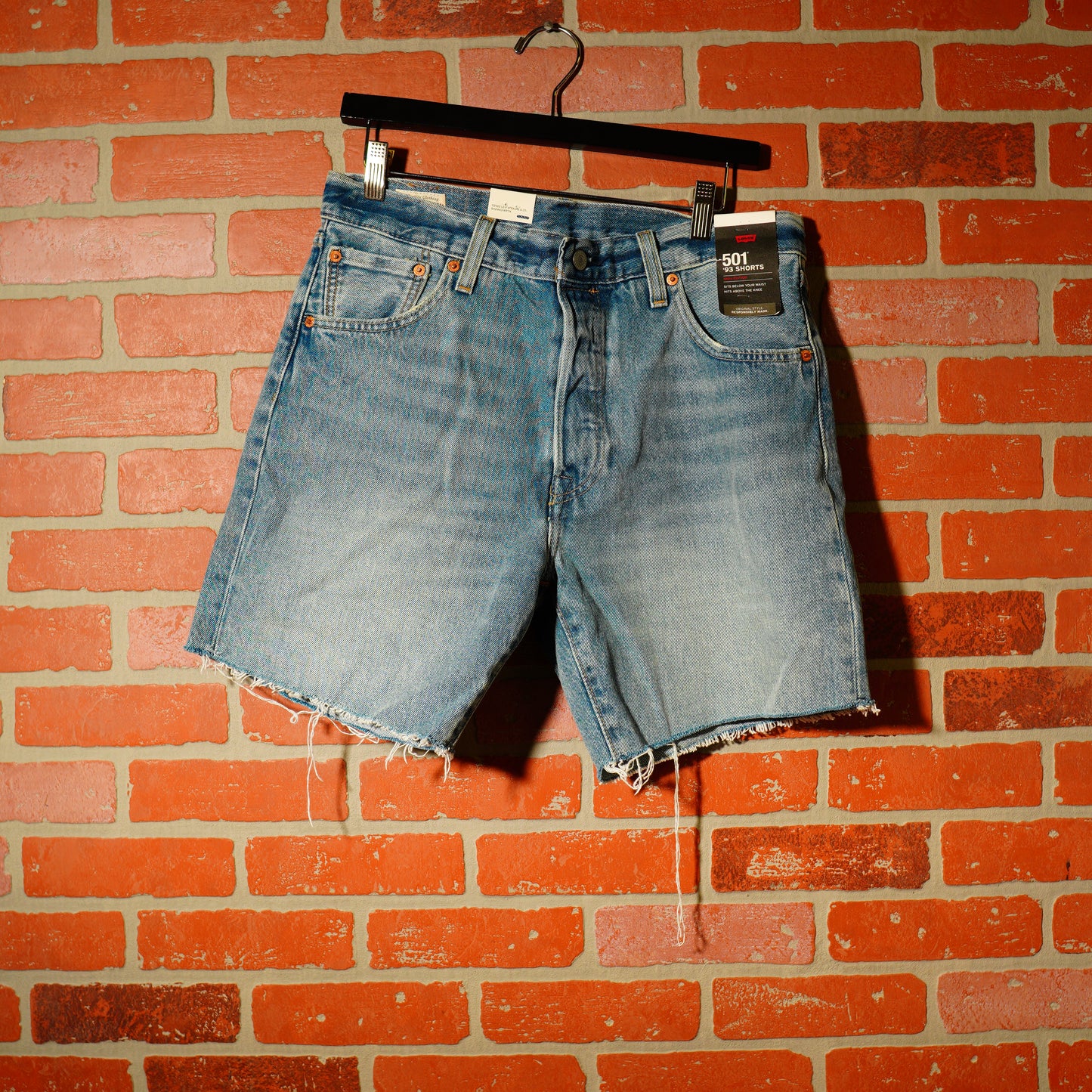 DS Levis 501 '93 Cut Off Denim Jean Shorts