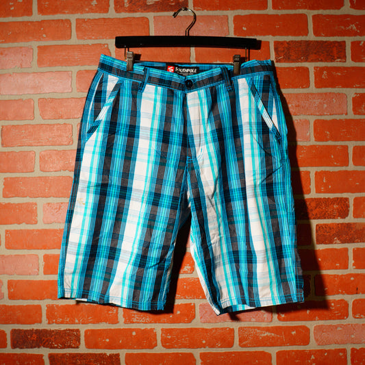 VTG Southpole Plaid Shorts