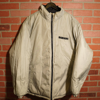VTG NFL Oakland Raiders Reversible Jacket