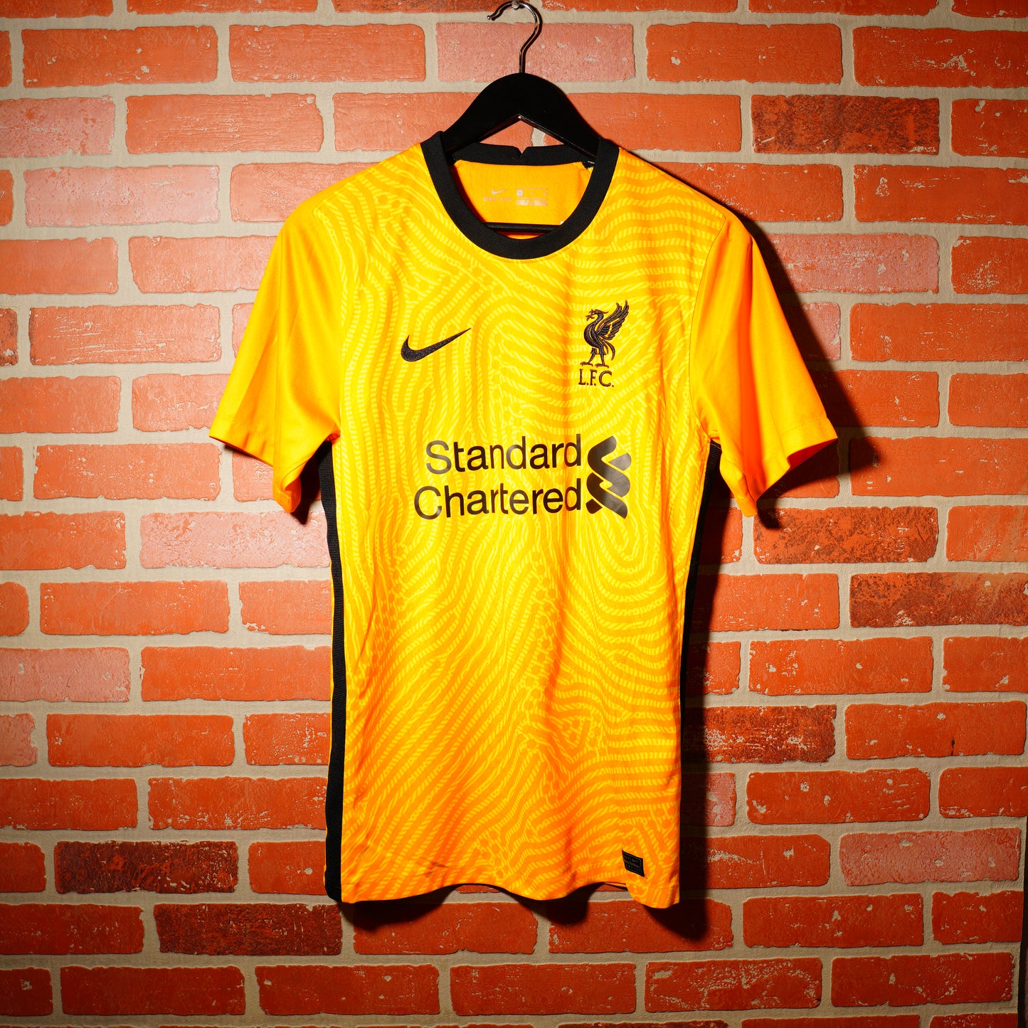 VTG Nike Liverpool FC Yellow Kit Jersey