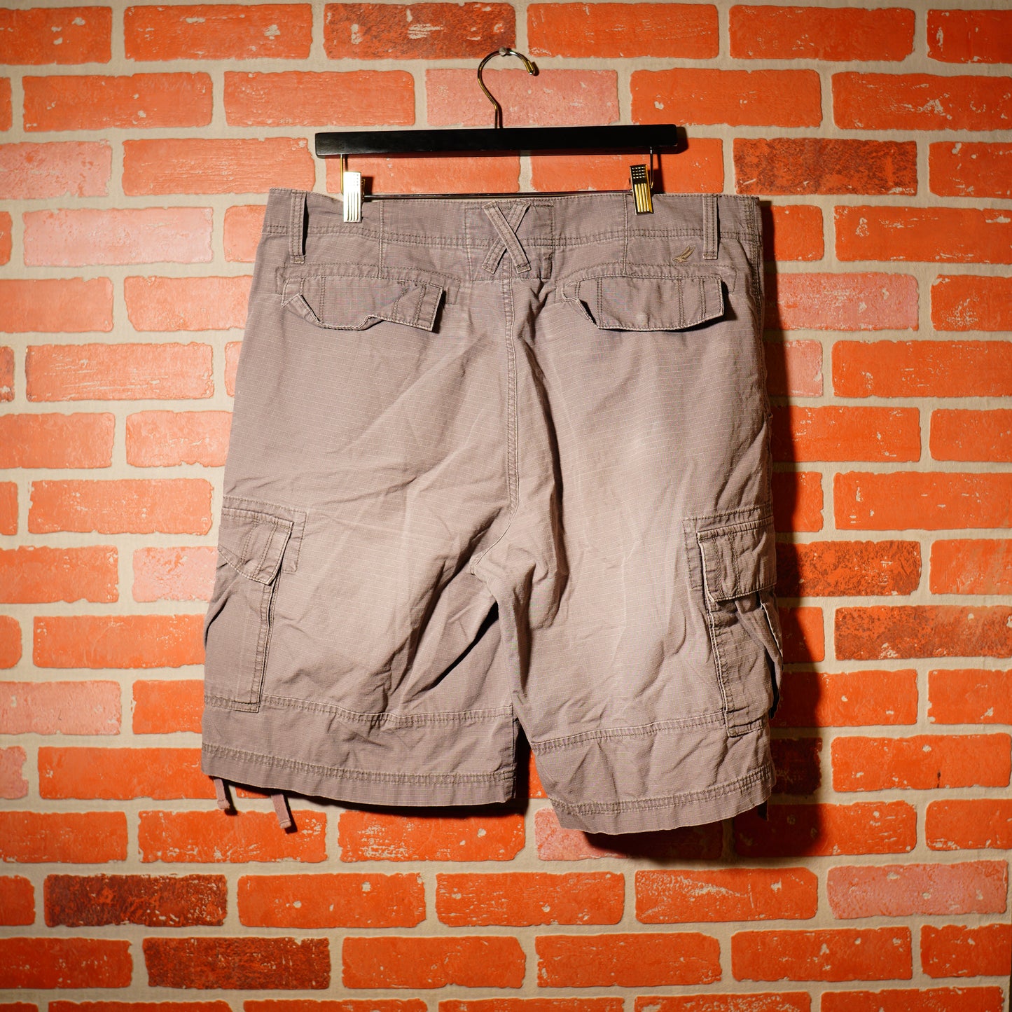 VTG Y2K Urban Piepline Grey Cargo Shorts