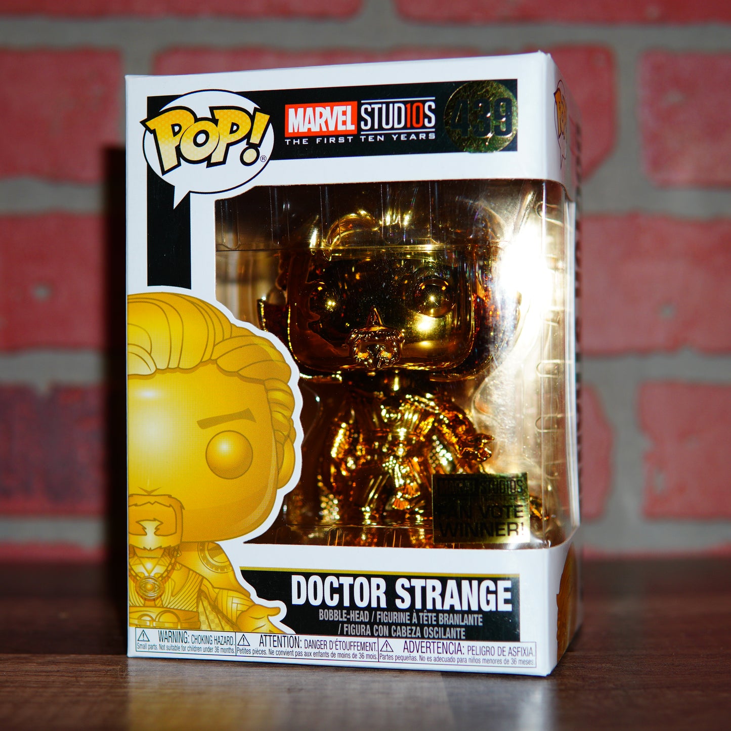 Funko POP Marvel Studios The First Ten Years Gold Doctor Strange #439
