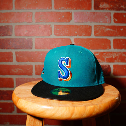 New Era MLB Seattle Mariners 35th Anniversary Patch Fitted Hat
